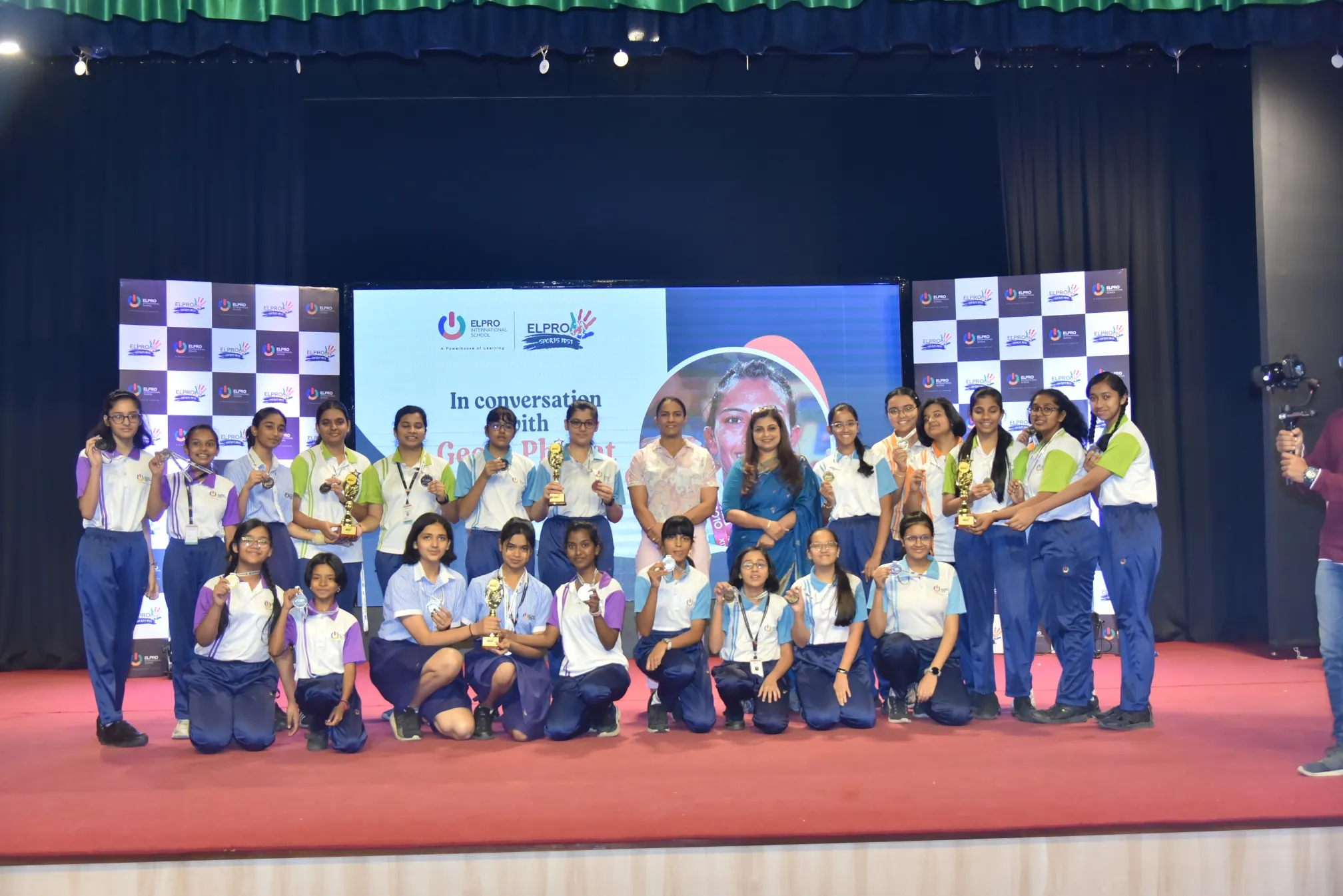 Geeta Phogat at Elpro International School (4)