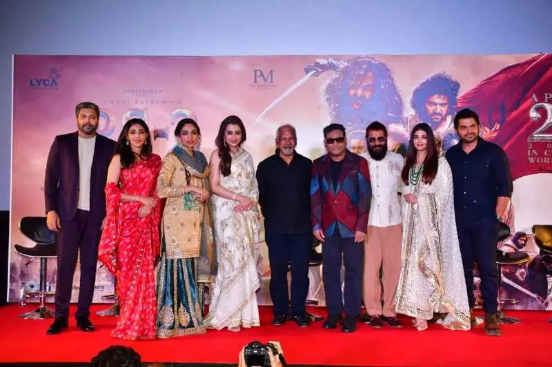 PS-2-- full team and Aishwarya Rai Bachchan event
