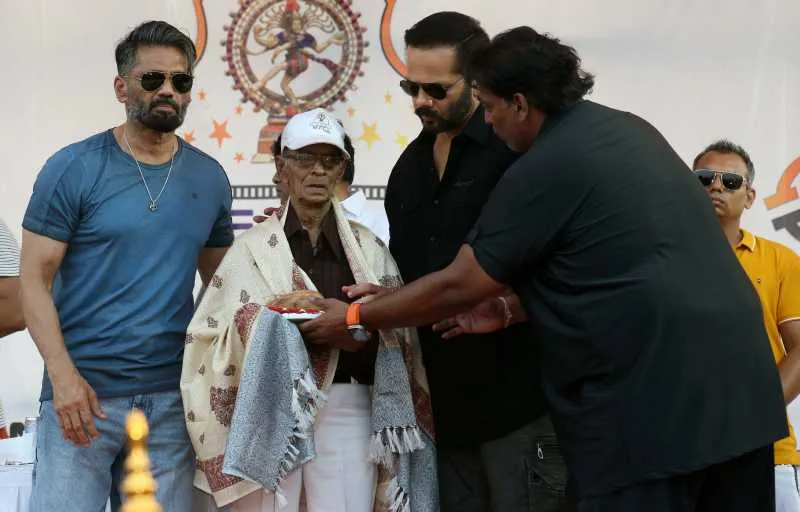 Suniel Shetty,Rohit Shetty & Ganesh Acharya