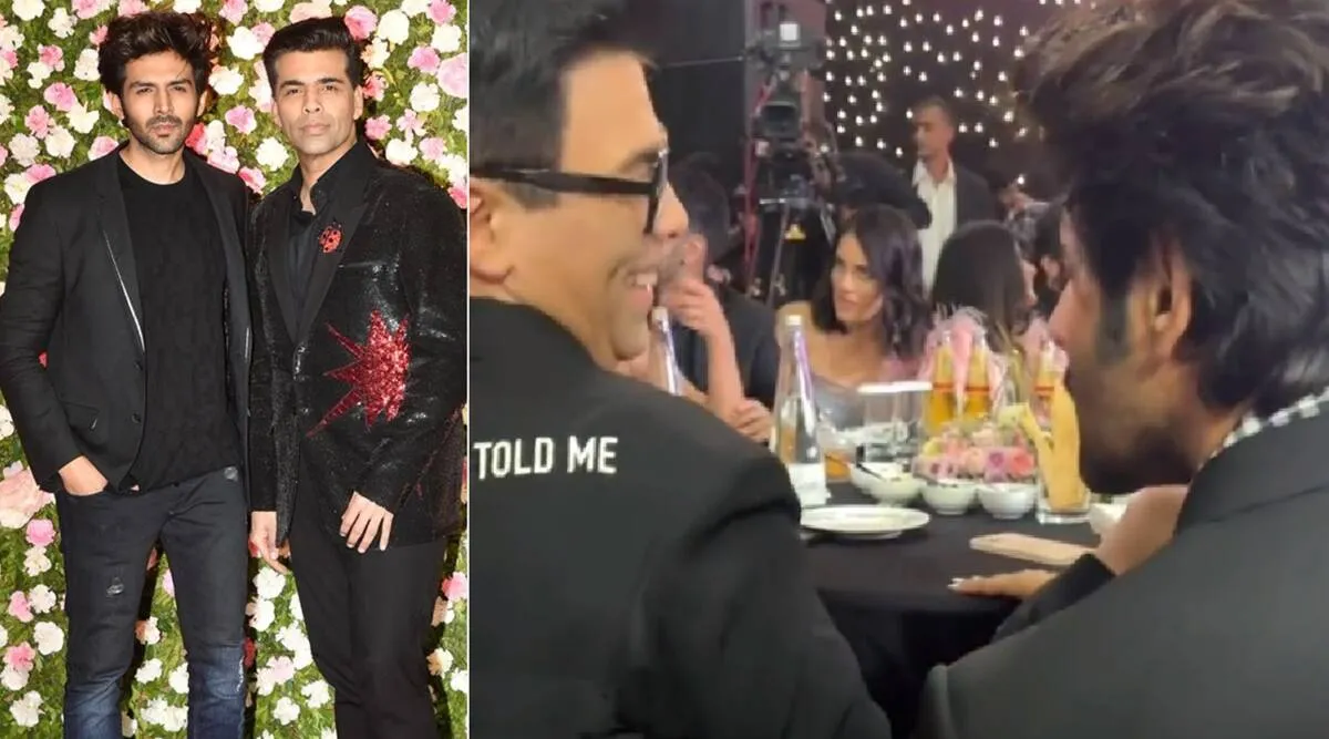 Karan Johar and Kartik Aryan