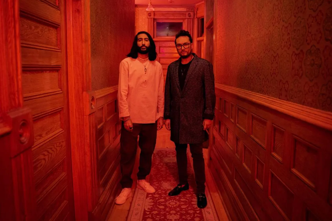 (L-R) Tesher and Raghav Mathur pose together 2