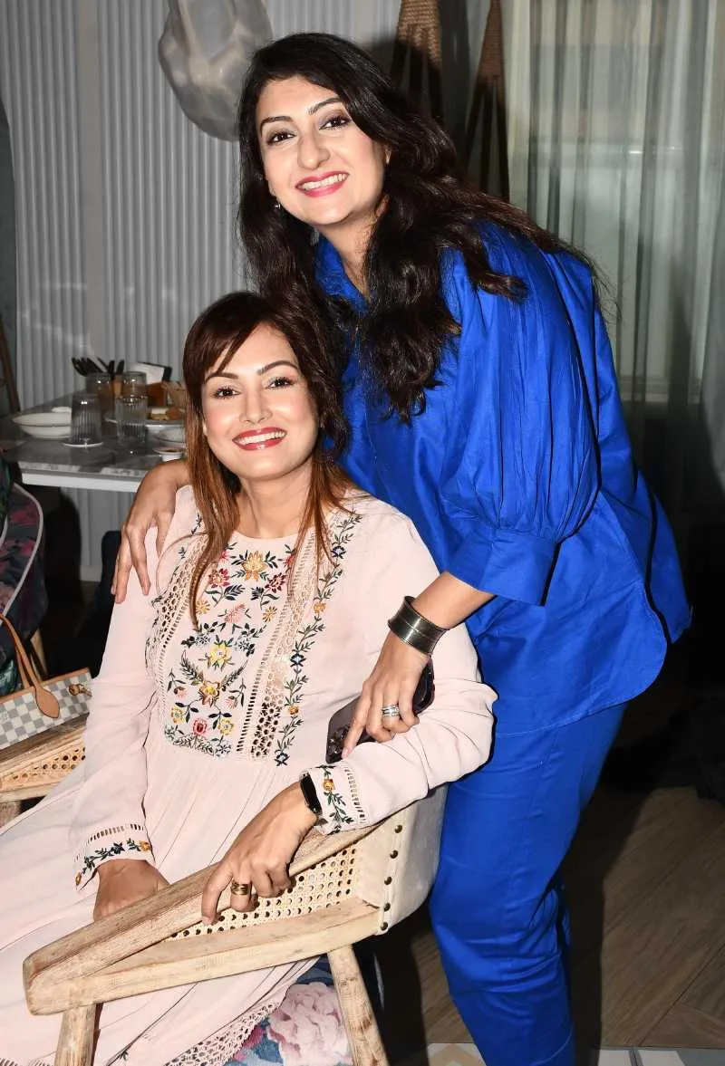 Nisha Rawal with Juhi Parmar