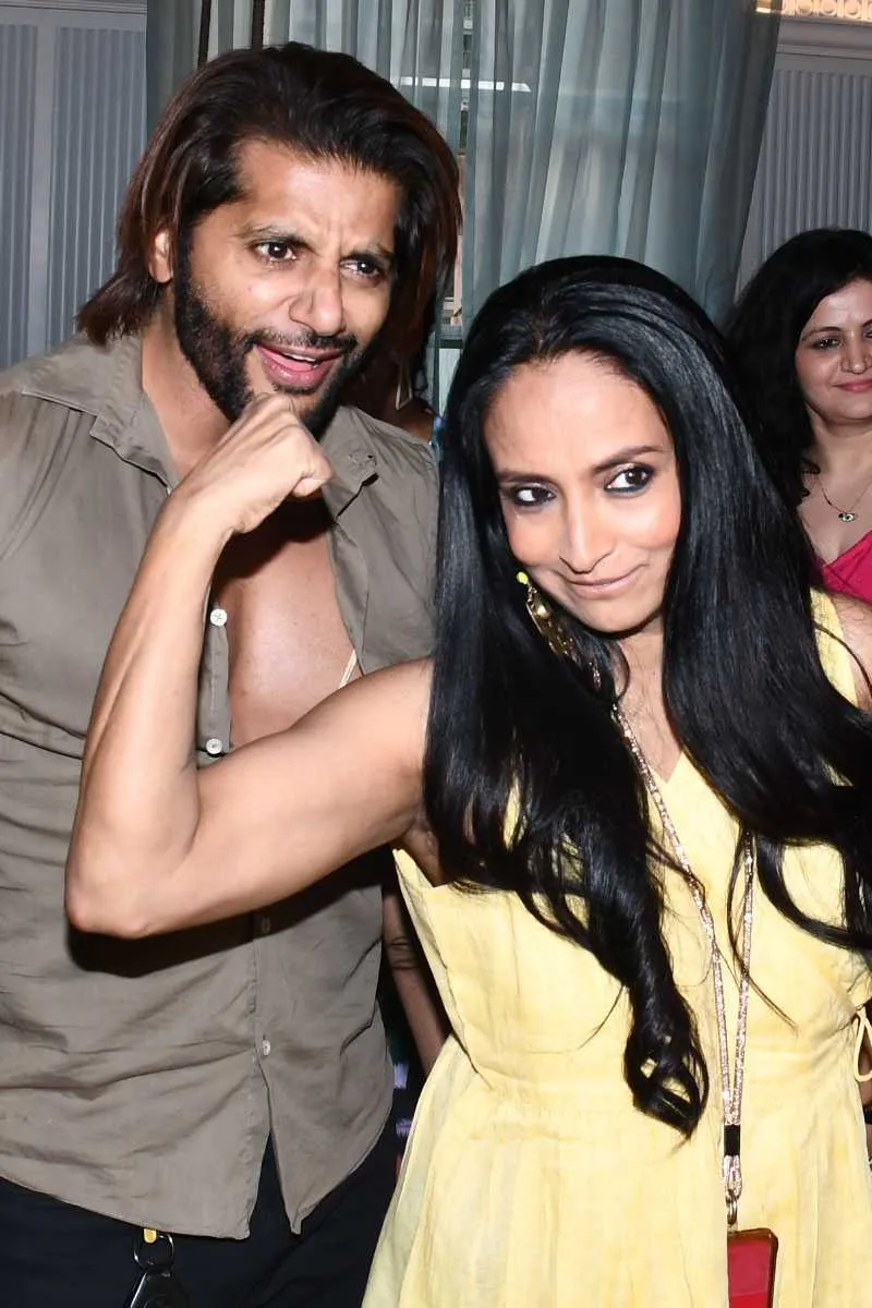 Karanvir Bohra with Suchitra Pillai