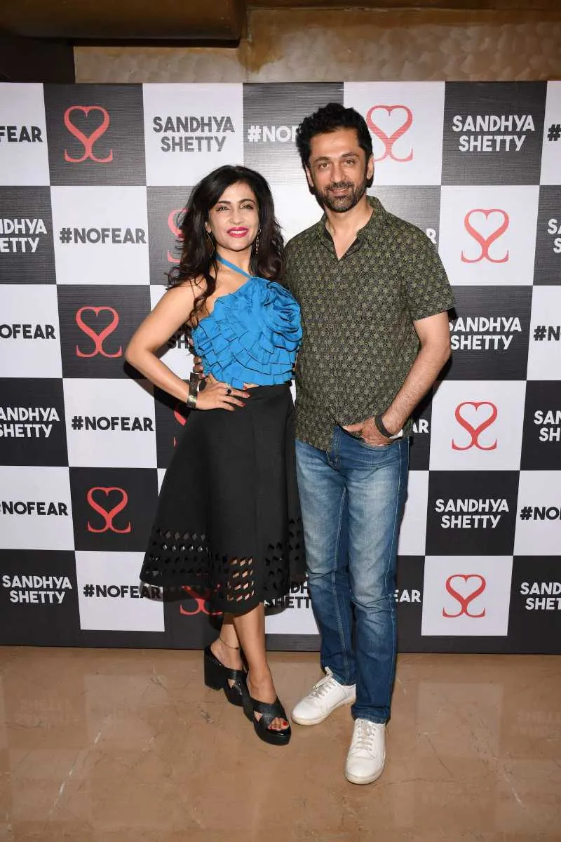 Shibani Kashyap with Rajiv roda
