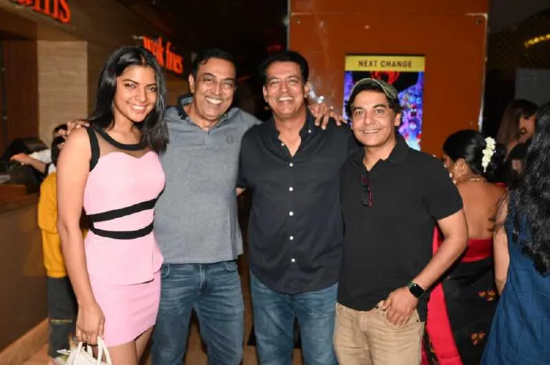 Vindu Dara Singh with Gaurav Gera during the premier