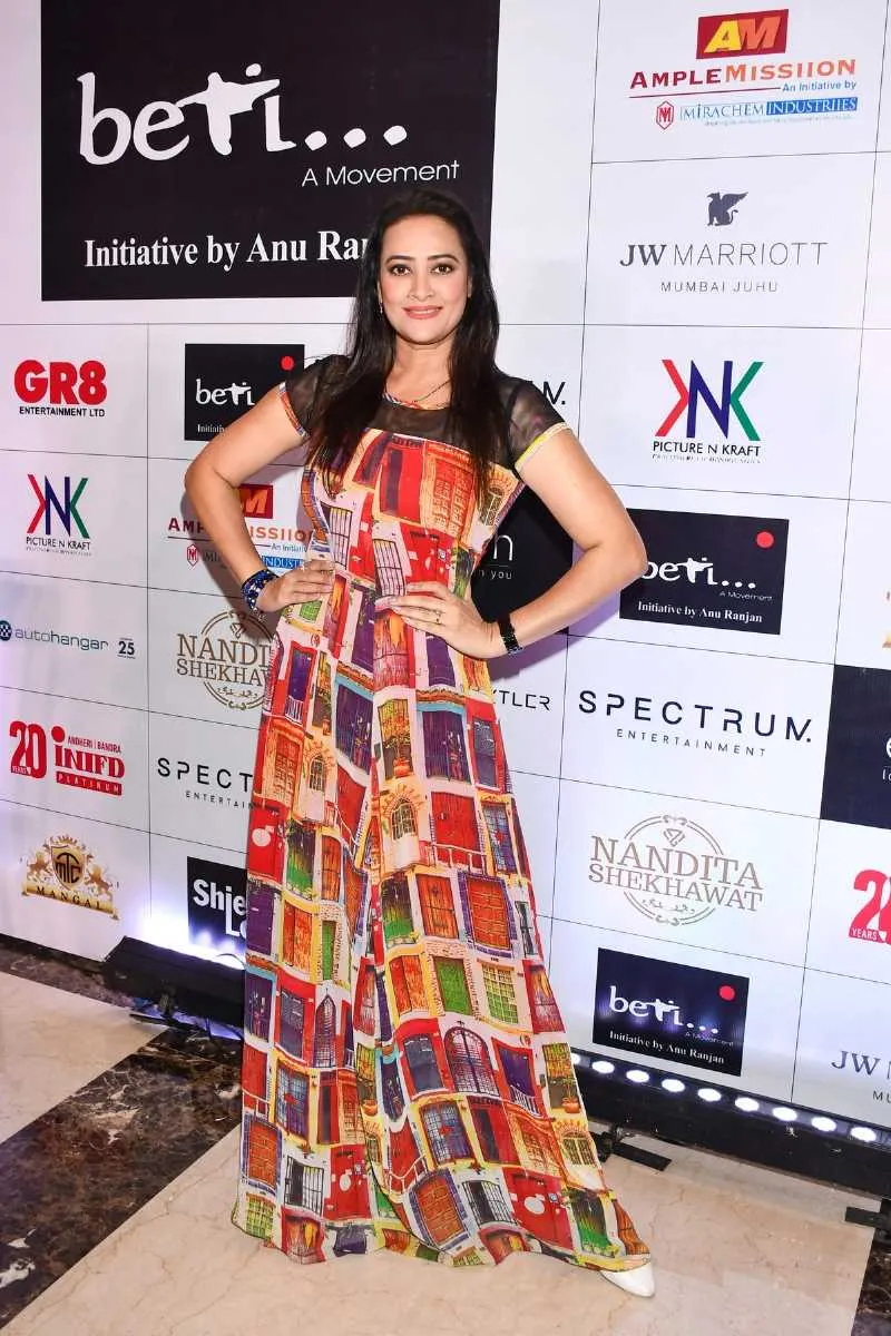 Jasveer Kaur during 17th Edition of _BETI_ A Fashion Fundraiser Show