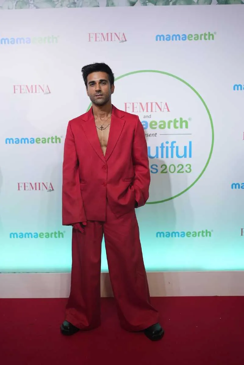 Pulkit Samrat graces the red carpet of 'Femina & Mamaearth present Beautiful Indians 2023' event in Mumbai