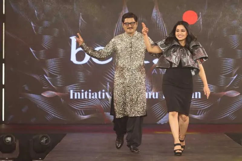Rohitashv Gour and Shubhangi Atre during 17th Edition of _BETI_ A Fashion Fundraiser Show