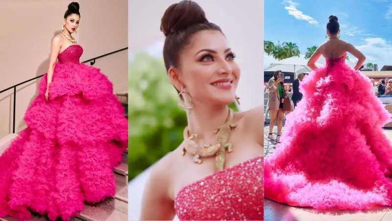 Urvashi Rautela’s original crocodile neckpiece