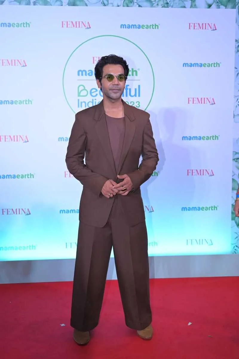 Versatile Rajkummar Rao graces the red carpet of 'Femina & Mamaearth present Beautiful Indians 2023' event in Mumbai