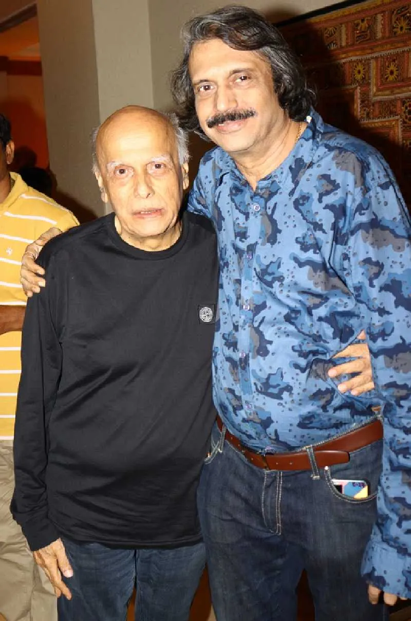 Mahesh Bhatt with sr. film-journalist Chaitanya Padukone