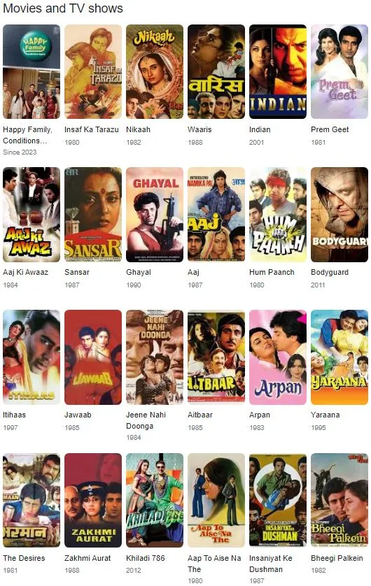 Raj Babbar movies collections (1)