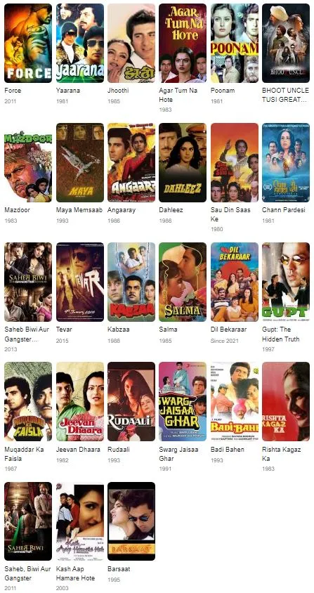 Raj Babbar movies collections (2)