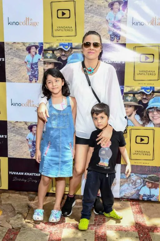 Udita Goswami with Kids