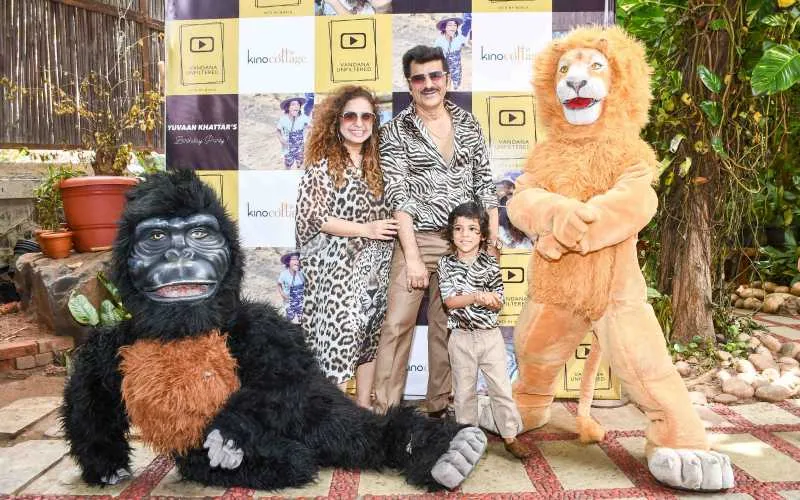 Vandana Sajnani Khattar, Rajesh Khattar and Yuvaan Khattar