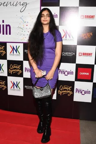 Amelie Abhimayu Singh during the launch of PURPLE PENGUIN