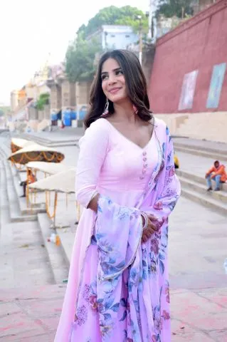 Nikki Sharma in Varanasi