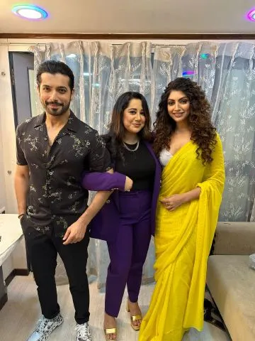 Sharad Malhotra, Payal Dev and Akanksha Puri