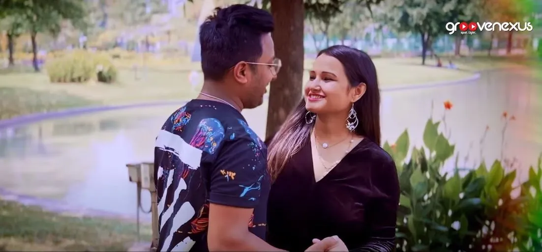 Shivraj and Anjali's romantic style seen