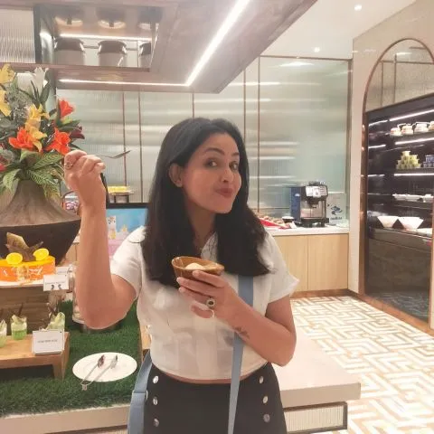 Shubhangi Atre (Angoori, Bhabiji Ghar Par Hai) ice cream day