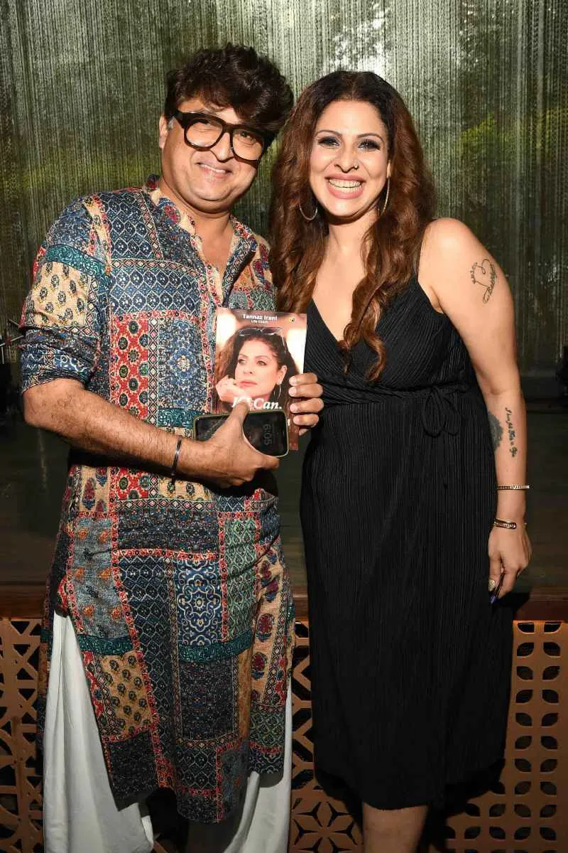 Aatish Kapadia with Tannaz Irani