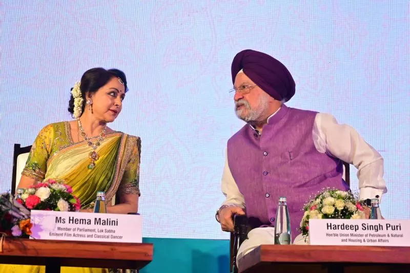 Ms. Hema malini & Mr. Hardeep Singh Puri