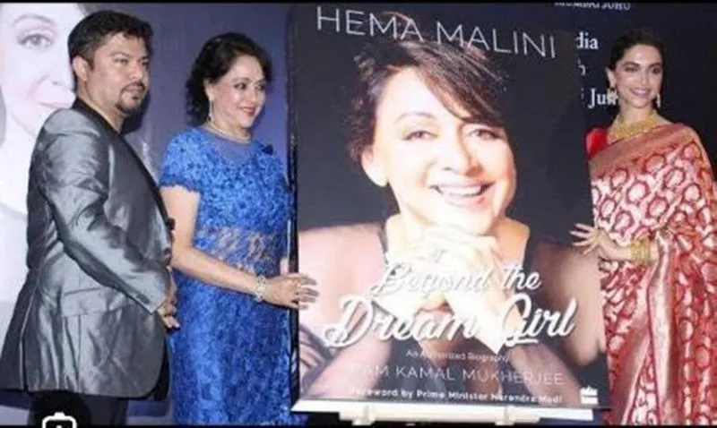 Deepika Padukone releases biography of Hema Malini authored by Ram Kamal M