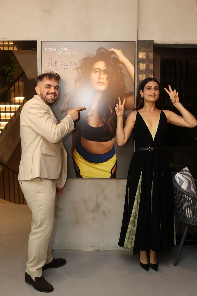 Fatima Sana Shaikh with Florian Hurel