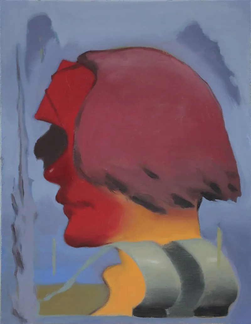'S IRE, Oil on canvas, 35.6 x 45.7 cm, 2022 at Artix, Hotel Art Fair