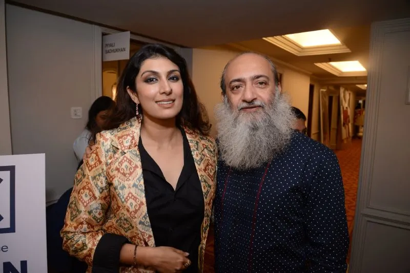 Kathak Dancer Shinjini Kulkarni with Artist Sanjay Bhattacharya