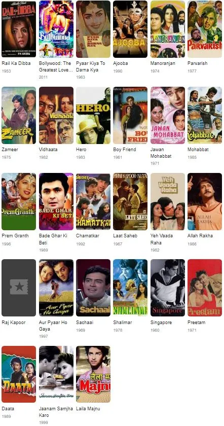 SHAMMI KAPOOR's MOVIES