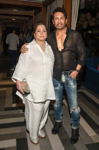 Shekhar Suman with wife Alka Suman
