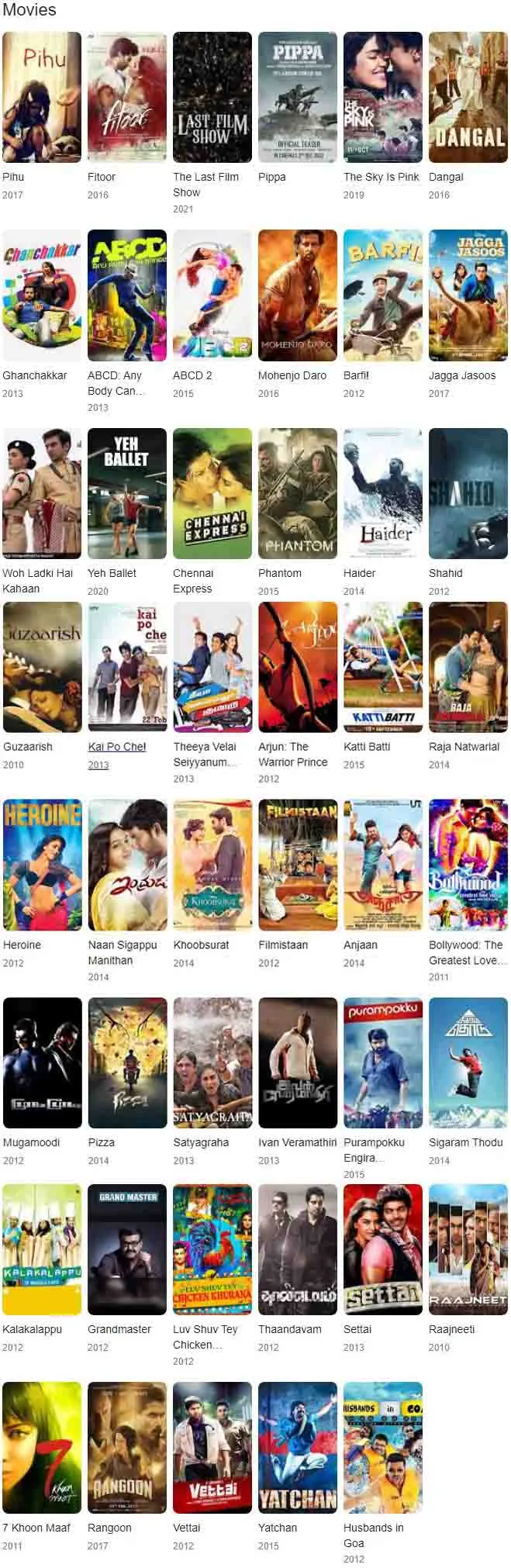 Siddharth Roy Kapur & Vidya Balan movies