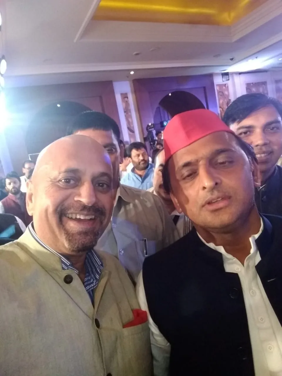 Surinder Rana & Akhilesh yadav