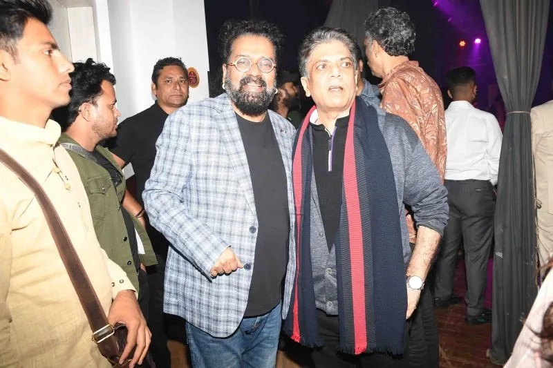 Hari Haran with Saurabh Daftary During Rehmatein
