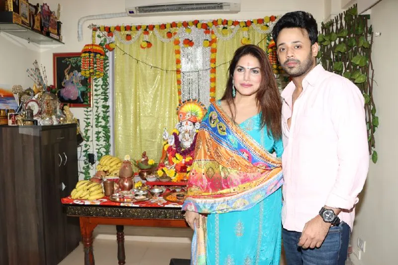 Pammi Mohan with Abhiyanshu Vohra