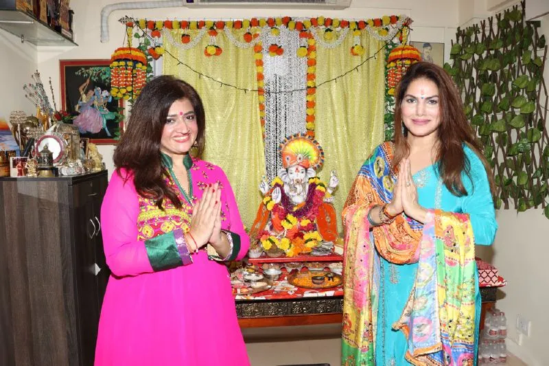Pammi Mohan with Sweety Walia