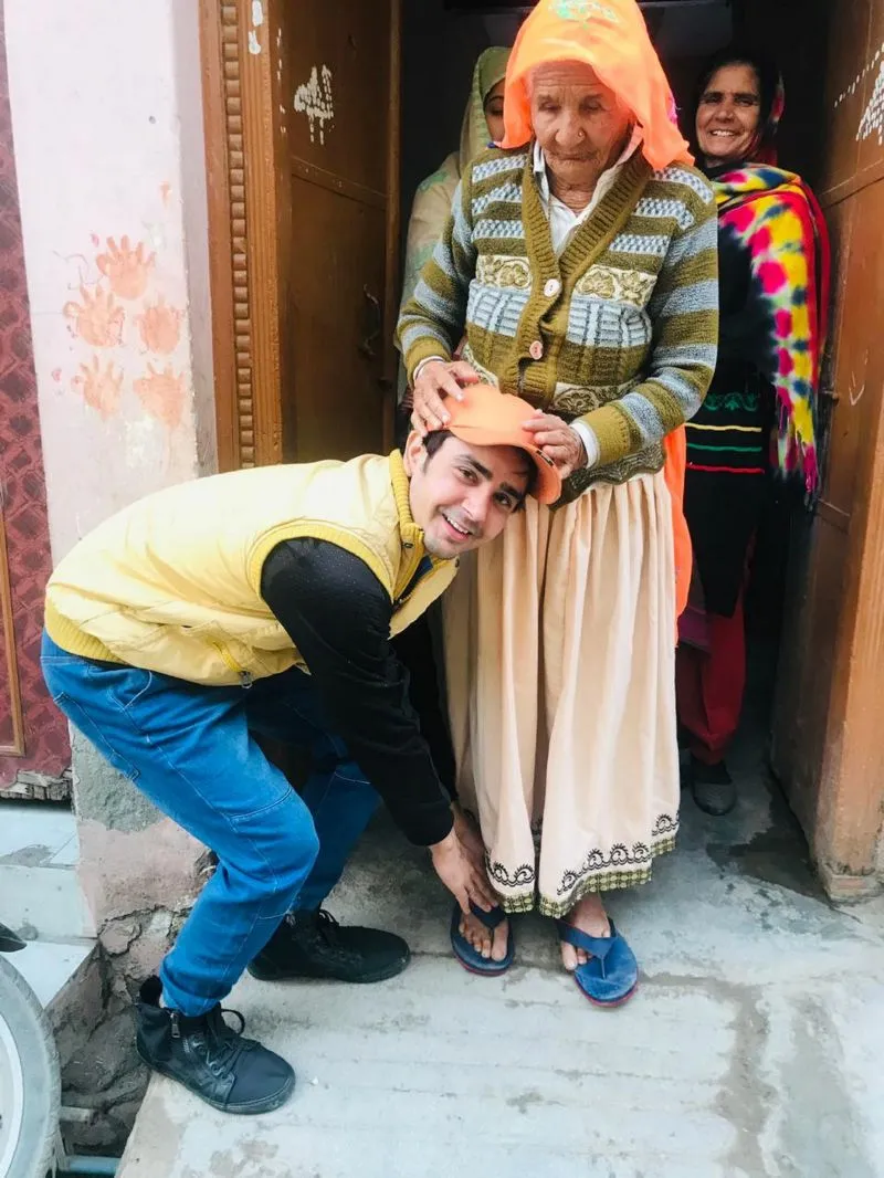 Sanjay Choudhary (Kamlesh, Happu Ki Ultan Paltan) grandparents day