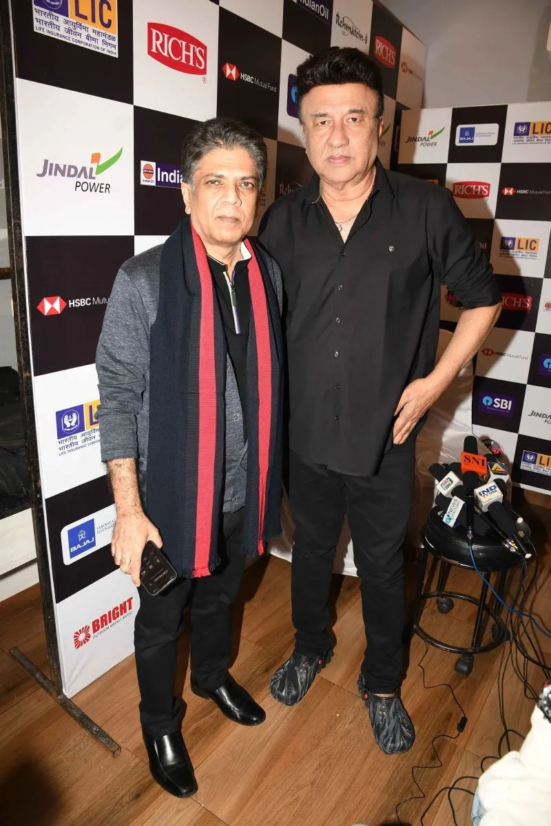 Saurabh Daftry with Anu Malik During Rehmatein