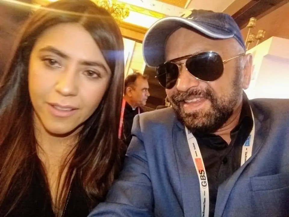 Surinder Rana with Ekta Kapoor