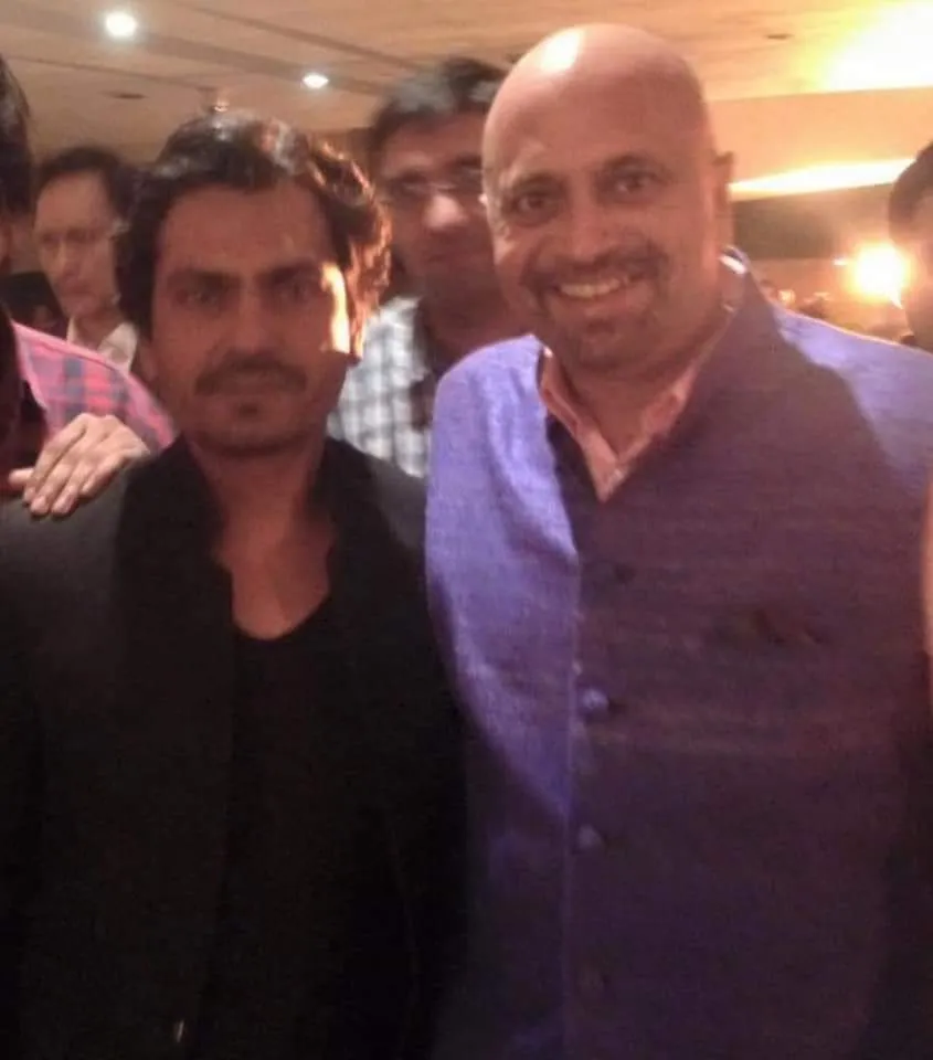 Surinder Rana with Bollywood Actor, Nawazuddin Siddiqui