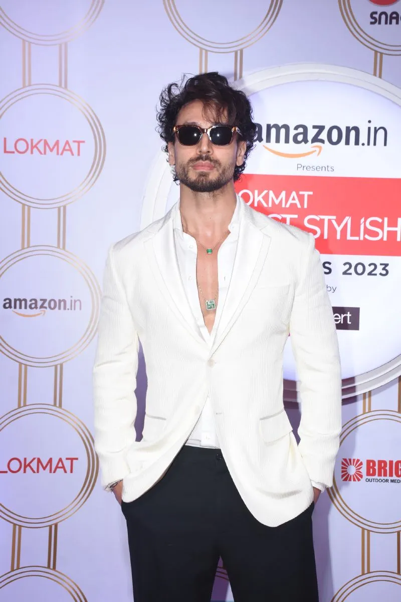 Tiger Shroff at Lokmat Most Stylish Awards 2023