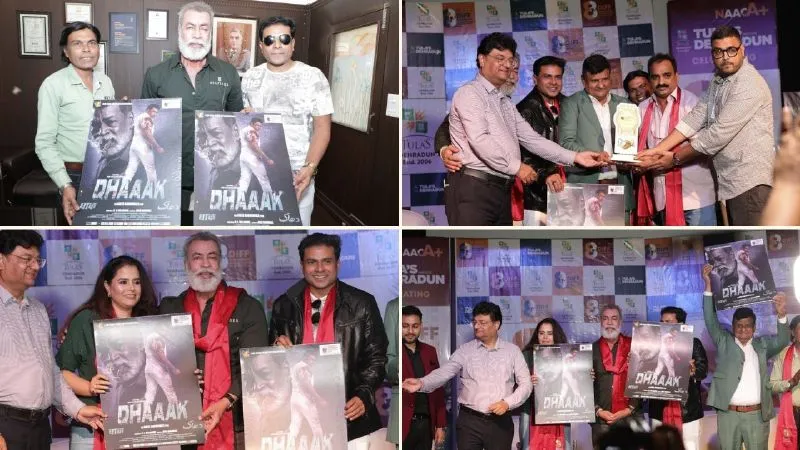 03rd Posters Launched Of Dhaaak Movie in 08th Dehradun International Film Festival 2023