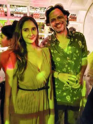 Aakhri Sach Success Party-002 Mahhima Kottary with Dir Robbie Grewal