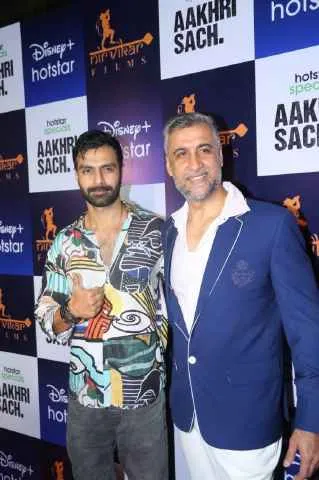 Aakhri Sach Success Party-Ashmit Patel with Nikhil Nanda