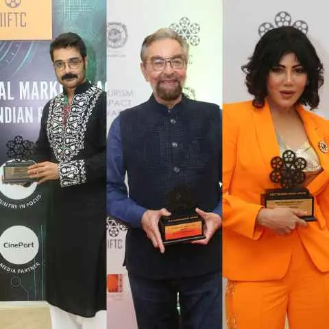 IIFTC Event 2023 Award Winners Prosenjit, Kabir Bedi and Warda Nadiadwala