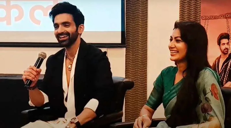 Arjit and Sriti in Delhi for press meet in delhi for their recently launched show Kaise Mujhe Tum Mil Gaye (3)