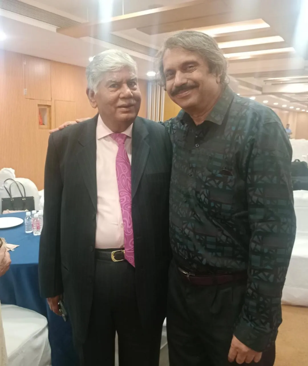 Vijay Kalantri with sr film journalist Chaitanya Padukone