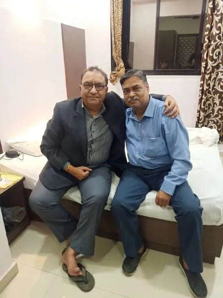 SHANTISWAROOP TRIPATHI WITH ASHOK TYAG