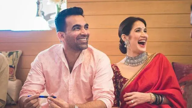 Sagarika Ghatge and wife Zaheer khan